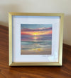 Burns Beach Sunset gold frame