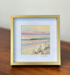 Busselton pink glow gold frame